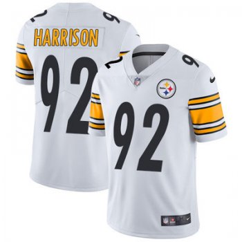 Youth Nike Steelers #92 James Harrison White Stitched NFL Vapor Untouchable Limited Jersey