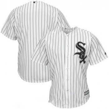Youth Chicago White Sox Blank White Home MLB Cool Base Stitched Baseball Jersey