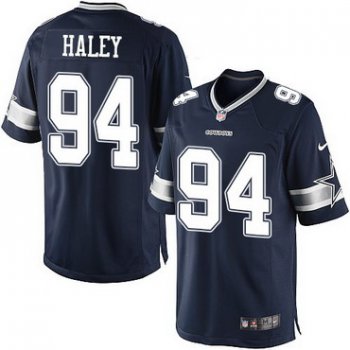 Youth Dallas Cowboys #94 Charles Haley Navy Blue Retired Player NFL Nike Game Jersey