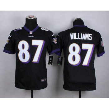 Youth Baltimore Ravens #87 Maxx Williams 2013 Nike Black Game Jersey