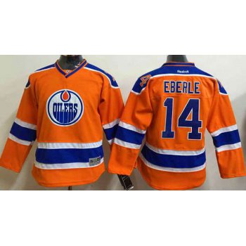 Youth Edmonton Oilers #14 Jordan Eberle 2015 Orange Jersey