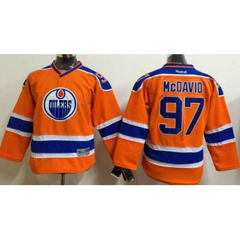 Youth Edmonton Oilers #97 Connor McDavid 2015 Orange Jersey