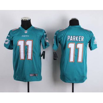 Youth Miami Dolphins #11 DeVante Parker Nike 2013 Green Game Jersey
