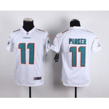 Youth Miami Dolphins #11 DeVante Parker Nike 2013 White Game Jersey