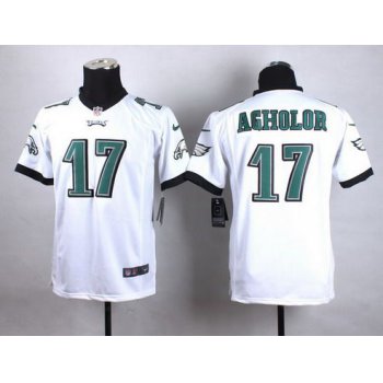Youth Philadelphia Eagles #17 Nelson Agholor 2014 Nike White Game Jersey