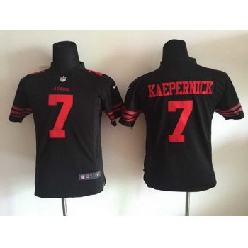 Youth San Francisco 49ers #7 Colin Kaepernick 2015 Nike Black Game Jersey
