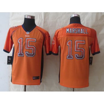 Nike Chicago Bears #15 Brandon Marshall Drift Fashion Orange Kids Jersey