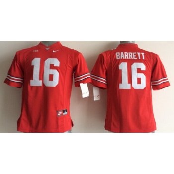 Ohio State Buckeyes #16 J.T. Barrett 2014 Red Limited Kids Jersey