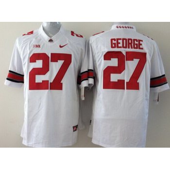 Ohio State Buckeyes #27 Eddie George 2014 White Limited Kids Jersey