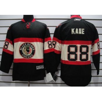 Chicago Blackhawks #88 Patrick Kane Black Third Kids Jersey