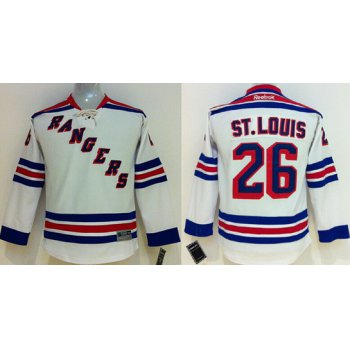 New York Rangers #26 Martin St. Louis White Kids Jersey