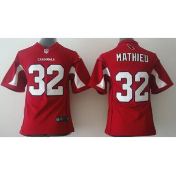 Nike Arizona Cardinals #32 Tyrann Mathieu Red Game Kids Jersey