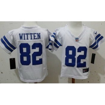 Nike Dallas Cowboys #82 Jason Witten White Toddlers Jersey