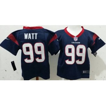 Nike Houston Texans #99 J.J. Watt Blue Toddlers Jersey