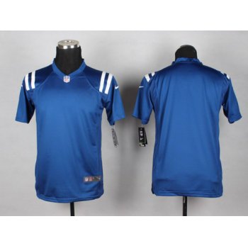 Nike Indianapolis Colts Blank Blue Game Kids Jersey