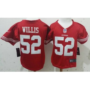 Nike San Francisco 49ers #52 Patrick Willis Red Toddlers Jersey