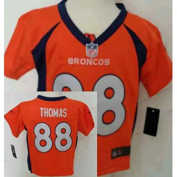 Nike Denver Broncos #88 Demaryius Thomas Orange Toddlers Jersey