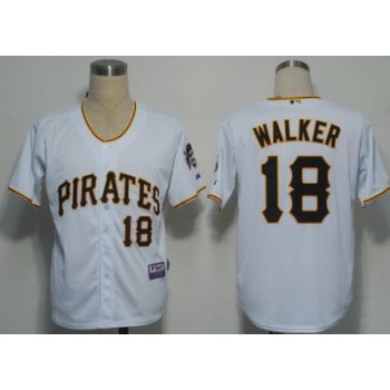 Pittsburgh Pirates #18 Neil Walker White Kids Jersey