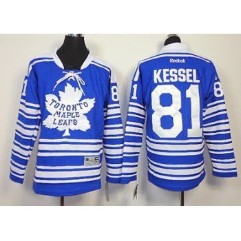 Toronto Maple Leafs #81 Phil Kessel 2014 Winter Classic Blue Kids Jersey