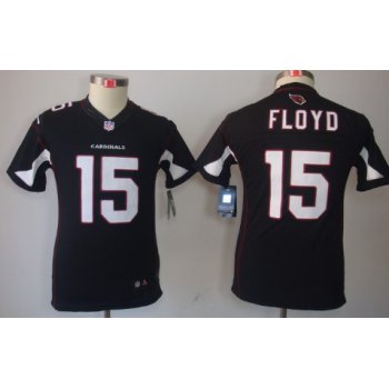 Nike Arizona Cardinals #15 Michael Floyd Black Limited Kids Jersey