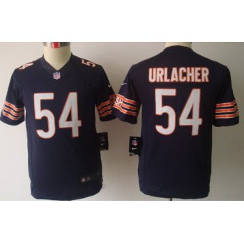 Nike Chicago Bears #54 Brian Urlacher Blue Limited Kids Jersey