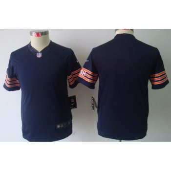 Nike Chicago Bears Blank Blue Limited Kids Jersey