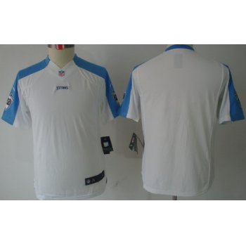 Nike Tennessee Titans Blank White Limited Kids Jersey