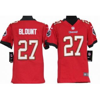 Nike Tampa Bay Buccaneers #27 LeGarrette Blount Red Game Kids Jersey