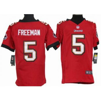 Nike Tampa Bay Buccaneers #5 Josh Freeman Red Game Kids Jersey