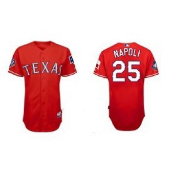 Texas Rangers #25 Mike Napoli Red Kids Jersey
