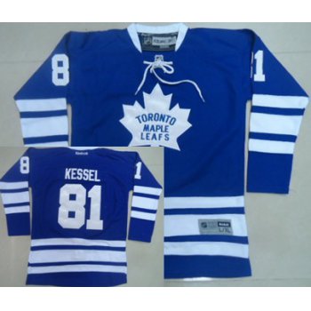 Toronto Maple Leafs #81 Phil Kessel Blue Third Kids Jersey