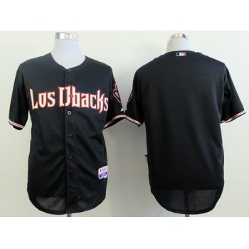 Arizona Diamondbacks Blank 2015 Black Jersey