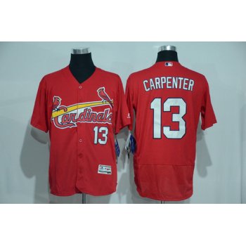 Men's St. Louis Cardinals #13 Matt Carpenter Red 2016 Flexbase Majestic Baseball Jersey