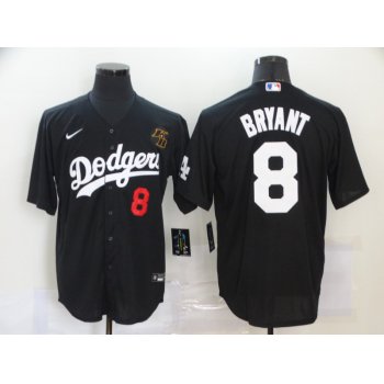 Men's Los Angeles Dodgers #8 Kobe Bryant Black 2020 Nike KB Cool Base Jersey