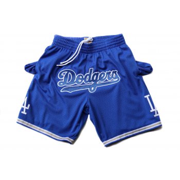 Men's Los Angeles Dodgers Blue Just Don Shorts Swingman Shorts
