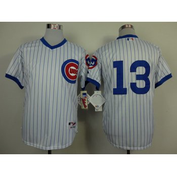 Chicago Cubs #13 Starlin Castro 1988 White Pullover Jersey