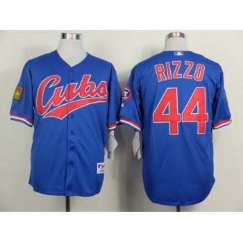 Chicago Cubs #44 Anthony Rizzo 1994 Blue Jersey
