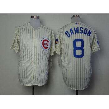 Chicago Cubs #8 Andre Dawson 1969 Cream Jersey