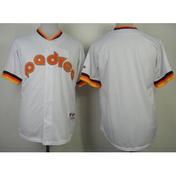 San Diego Padres Blank 1984 White Jersey