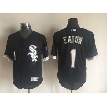 Men's Chicago White Sox #1 Adam Eaton Black 2016 Flexbase Majestic Baseball Jersey