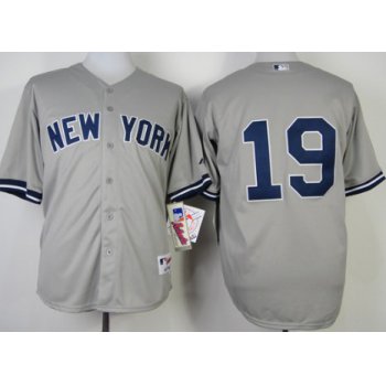 New York Yankees #19 Masahiro Tanaka Gray Jersey