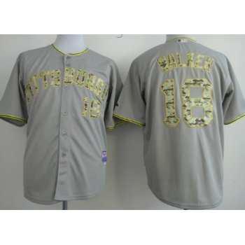 Pittsburgh Pirates #18 Neil Walker Gray With Camo Jersey