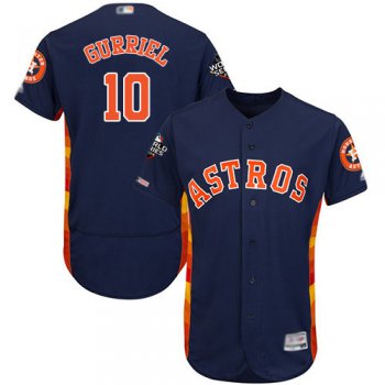 Astros #10 Yuli Gurriel Navy Blue Flexbase Authentic Collection 2019 World Series Bound Stitched Baseball Jersey