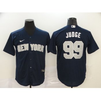 Men's New York Yankees #99 Aaron Judge Navy Blue Stitched MLB Cool Base Nike Jersey