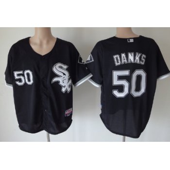 Chicago White Sox #50 John Danks Black Jersey