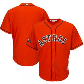 Houston Astros Majestic 2019 Postseason Official Cool Base Player Orange Jersey