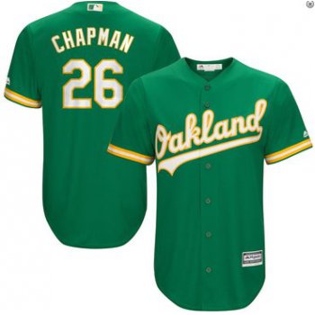 Men's Oakland Athletics #26 Matt Chapman Kelly Green Alternate Jersey
