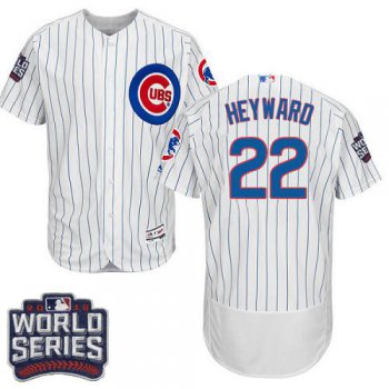 Cubs #22 Jason Heyward White Flexbase Authentic Collection 2016 World Series Bound Stitched MLB Jersey