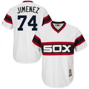 Men's Chicago White Sox #74 Eloy Jimenez White Cooperstown Collection Jersey