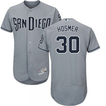 Padres 30 Eric Hosmer Gray Flexbase Authentic Collection Stitched MLB Jersey